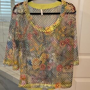 Kaktus Multicolor Mesh Blouse